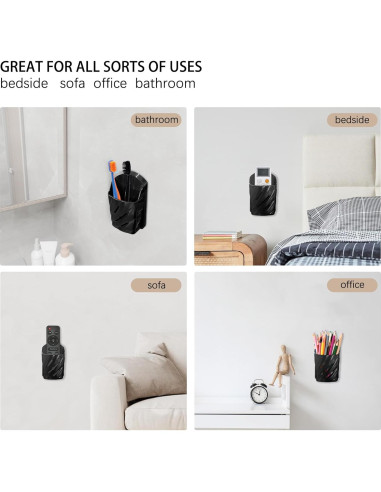 Soporte de Pared para Control Remoto KOXHERO 2 Pcs Negro