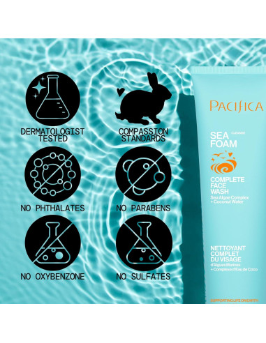 Conjunto de Limpiadores Faciales Pacifica - 3 Mini Tamaño