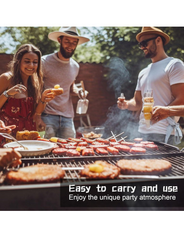 Palillos de Madera de Bambú Soaoo 500 Pcs 8.89 cm Marcadores