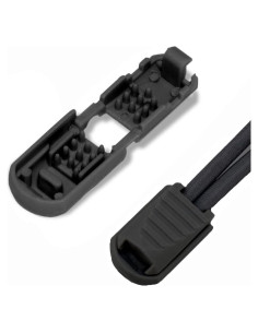 12 Puntas de Cuerda de Nylon RJ-Sport, Clips de Extremo