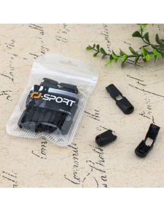 12 Puntas de Cuerda de Nylon RJ-Sport, Clips de Extremo 2