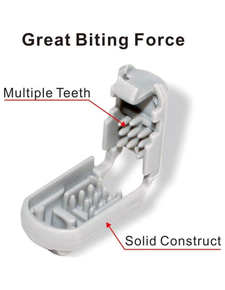 12 Puntas de Cuerda de Nylon RJ-Sport, Clips de Extremo 12 Puntas de Cuerda de Nylon RJ-Sport, Clips de Extremo