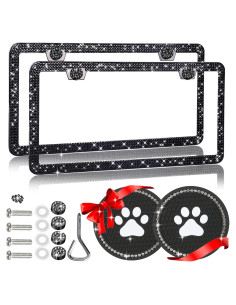 Marcos de Placas de Licencia Brillantes Rfocre - Paquete de 2