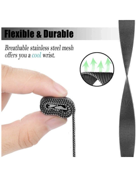 Correa de Reloj Inteligente BabyValley para Motast P99 - Metal Ajustable