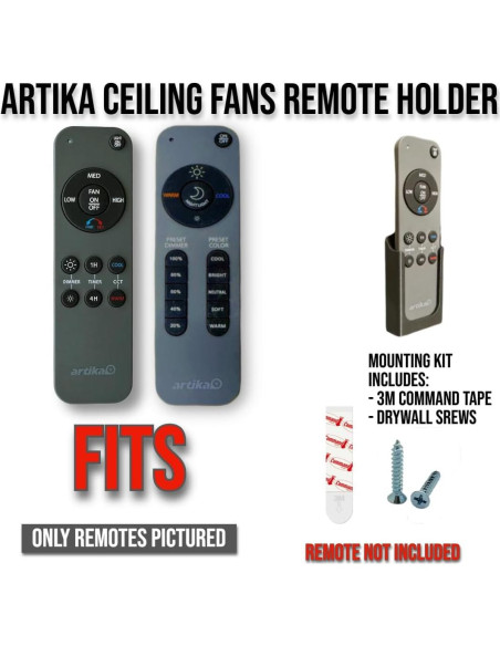 Soporte de Pared para Control Remoto Artika REM-ARTC-2 Negro Soporte de Pared para Control Remoto Artika REM-ARTC-2 Negro