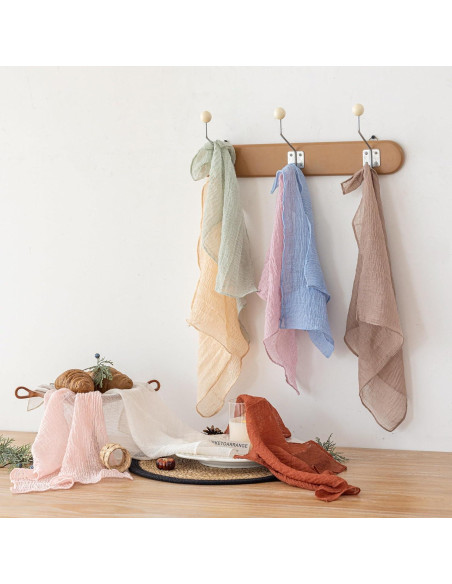 Servilletas de Gasa Keketoarrange 43x43 cm Juego de 6 Beige