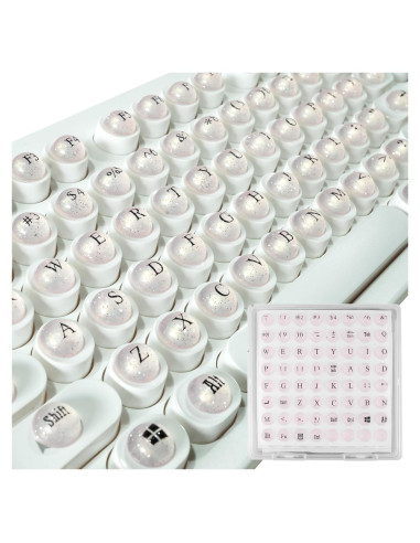 Elevador de Teclas para Teclado Ivaso - Hemisferio Rosa, 128 Pcs