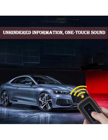 Funda de Llave de Coche de Cuero Syihah - 2 Piezas Marrón