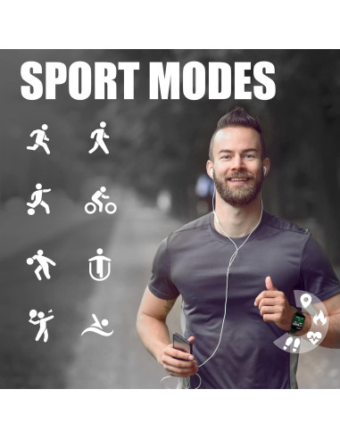 Reloj Inteligente Choiknbo 1.83" Fitness Monitor IP68