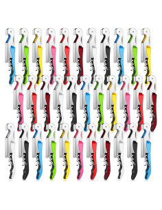 40 Abrebotellas de Vino Honoson 3 en 1 Colores Variados