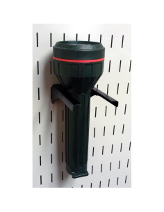 Soporte de Manija de Metal Ranurado Wall Control 2" Negro 2