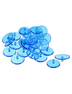 Marcador de Pelota de Golf PATIKIL Redondo Transparente 24x8mm