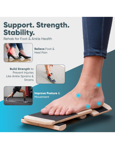 Tabla de Equilibrio Affinity Lyfe para Rehabilitación de Tobillo Tabla de Equilibrio Affinity Lyfe para Rehabilitación de Tobillo