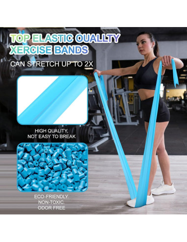 Bandas de Resistencia Fsawdnn - Set de 3 Niveles para Ejercicio