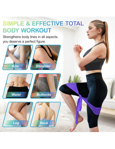 Bandas de Resistencia Fsawdnn - Set de 3 Niveles para Ejercicio