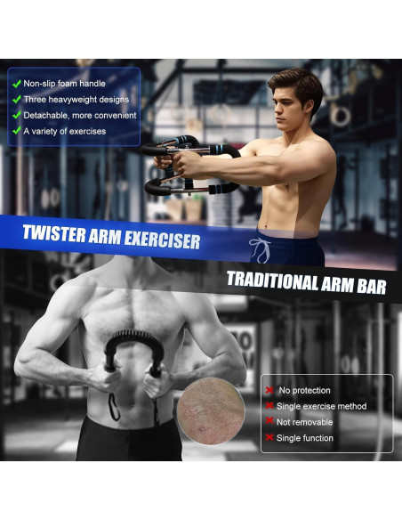 Entrenador de Brazo Twister Doxcore DCTAT 27.2-49.9 kg Ajustable