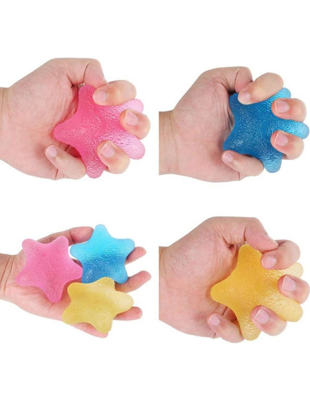 Bolas de Ejercicio para Manos FMELAH - Alivio de Estrés 3 Niveles