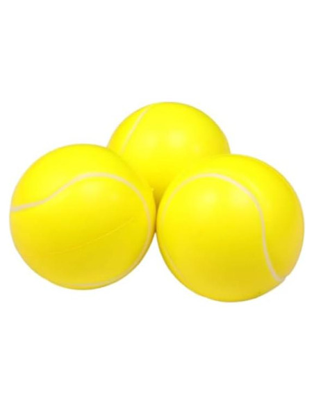 Paquete de 3 pelotas de terapia de mano Genérico - Alivio de estrés y fortalecimiento muscular