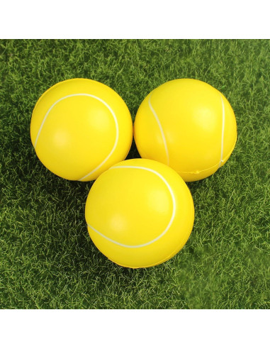 Paquete de 3 pelotas de terapia de mano Genérico - Alivio de estrés y fortalecimiento muscular