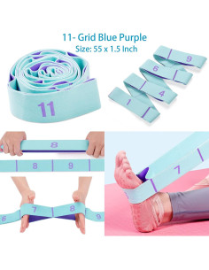 Correa de Estiramiento Elástica QidaiaLuck 11 Bucles Ajustables 2