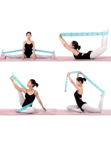 Correa de Estiramiento Elástica QidaiaLuck 11 Bucles Ajustables