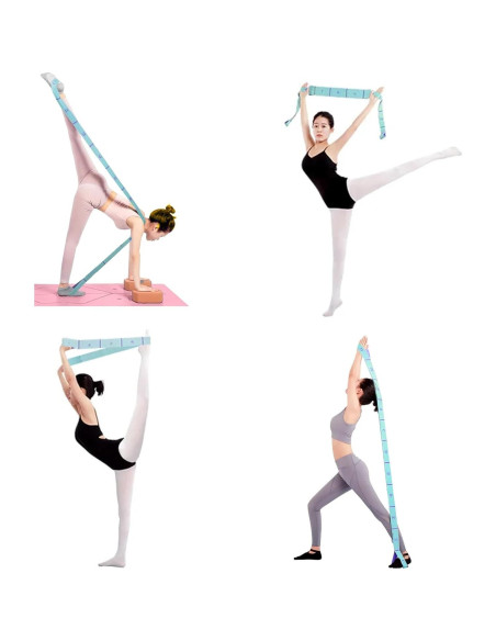 Correa de Estiramiento Elástica QidaiaLuck 11 Bucles Ajustables