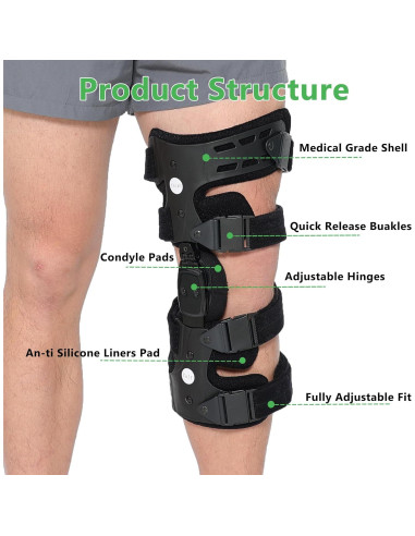 Férula Descompresora de Rodilla Orthomen Izquierda para Osteoartritis