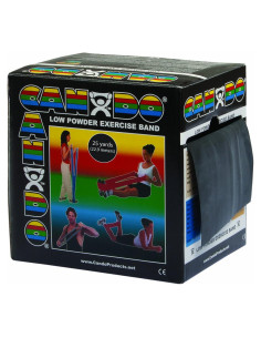 Banda de Ejercicio CanDo 22.86 m Negra Resistencia X-Alta