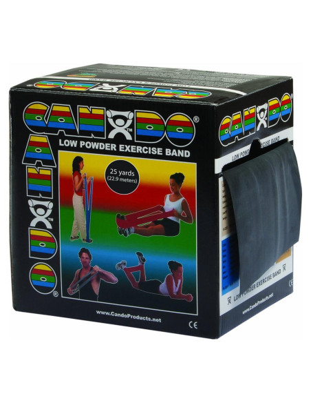 Banda de Ejercicio CanDo 22.86 m Negra Resistencia X-Alta