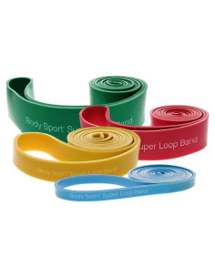 Kit de Bandas de Resistencia Body Sport - 4 Niveles Multicolor