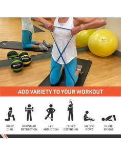 Kit de Bandas de Resistencia Body Sport - 4 Niveles Multicolor 2