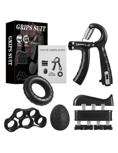 Kit de Entrenadores de Fuerza de Agarre MTCJSLA 5 Piezas