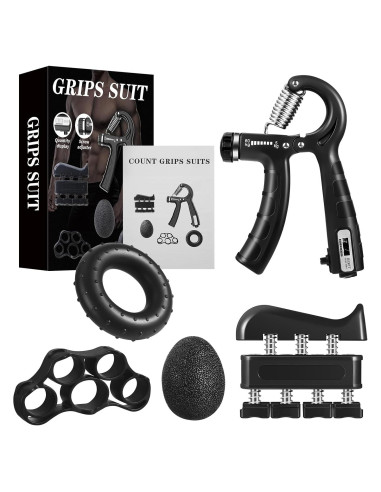 Kit de Entrenadores de Fuerza de Agarre MTCJSLA 5 Piezas