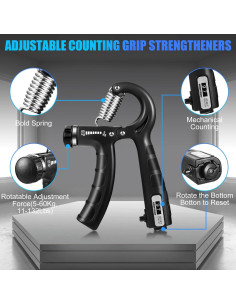 Kit de Entrenadores de Fuerza de Agarre MTCJSLA 5 Piezas 2