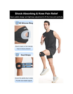 Férula de Rodilla SUJAYU con Soporte de Silicona - Alivio Dolor 2