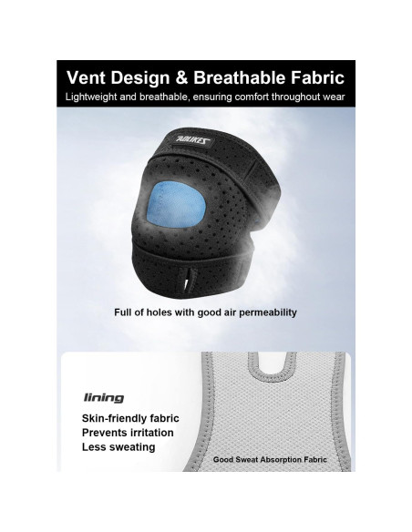 Férula de Rodilla SUJAYU con Soporte de Silicona - Alivio Dolor