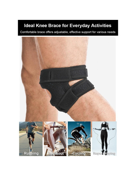 Férula de Rodilla SUJAYU con Soporte de Silicona - Alivio Dolor