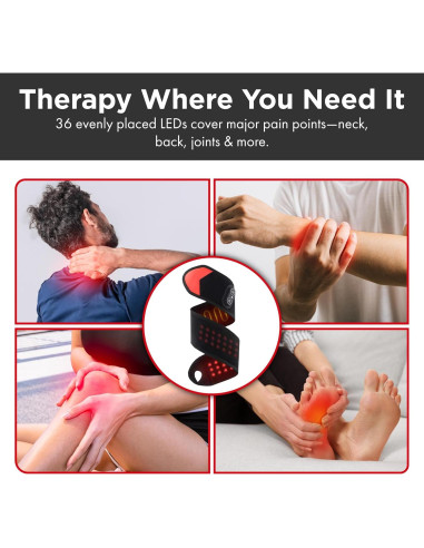 Almohadilla de Terapia de Luz Roja HDFG - Portátil y Recargable