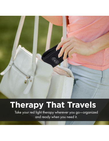 Almohadilla de Terapia de Luz Roja HDFG - Portátil y Recargable