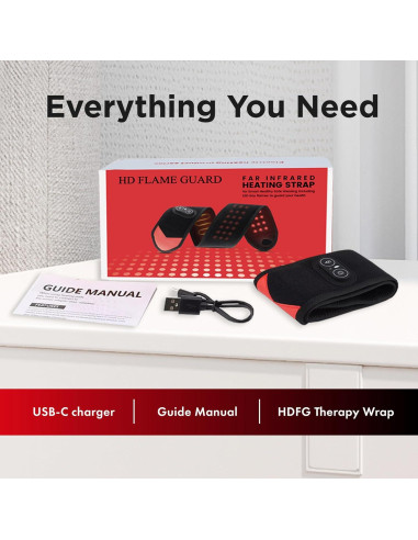 Almohadilla de Terapia de Luz Roja HDFG - Portátil y Recargable