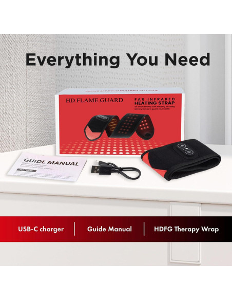 Almohadilla de Terapia de Luz Roja HDFG - Portátil y Recargable