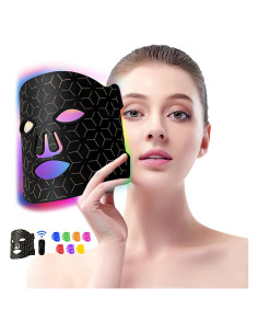 Máscara de Terapia de Luz Roja Duevie FM-002 7 Colores 400 LEDs