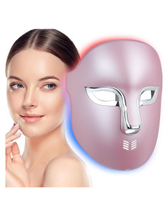 Máscara Facial LED Auxoliev FSA Pro - Terapia de Luz para Acné y Arrugas