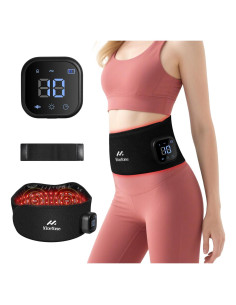 Cinturón de Terapia de Luz Roja Morfone, Inalámbrico 660nm/850nm