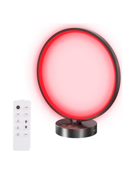 Lámpara de Terapia de Luz Roja Treybair R9 670nm 5 Niveles Brillo