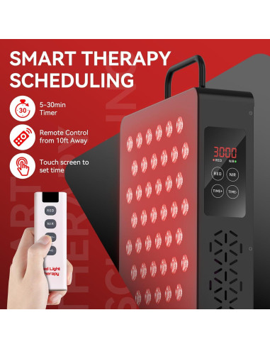 Panel de Terapia de Luz Roja Velicha X300 300W LED Infrarrojo