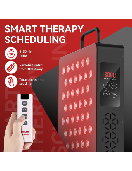 Panel de Terapia de Luz Roja Velicha X300 300W LED Infrarrojo