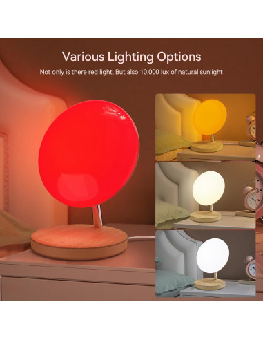 Lámpara de Terapia de Luz Roja COMSYNC RT012 670nm USB