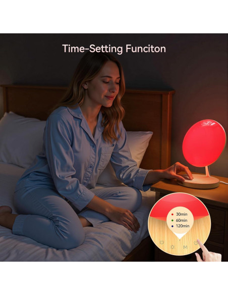 Lámpara de Terapia de Luz Roja COMSYNC RT012 670nm USB