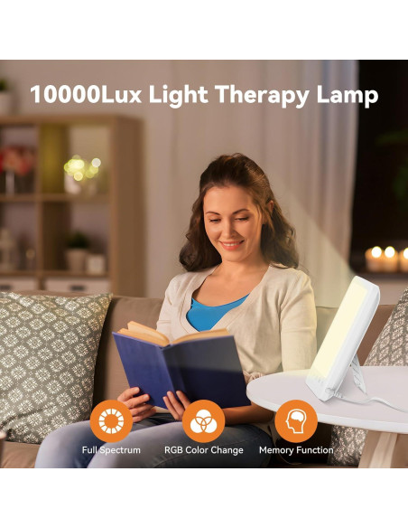 Lámpara de Terapia de Luz LASTAR 10000 Lux LED Ajustable